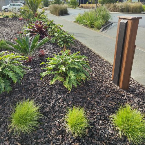 Landscaped Garden Bed - After