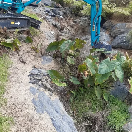 Excavated Rock Channel - Before