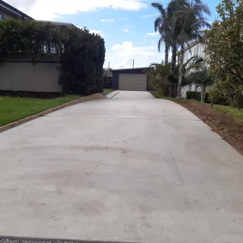 Concrete Entrance - After
