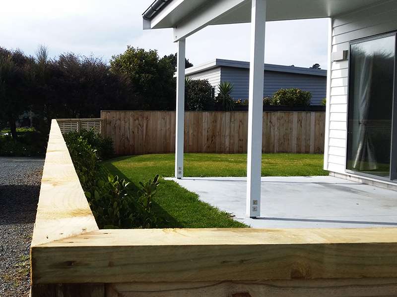 Retaining wall project