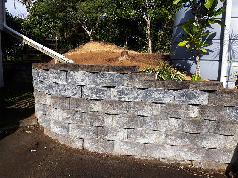 Retaining wall project
