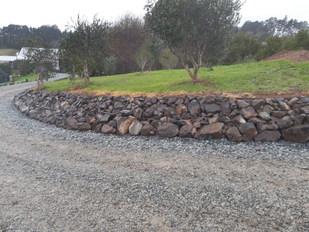 Retaining wall project