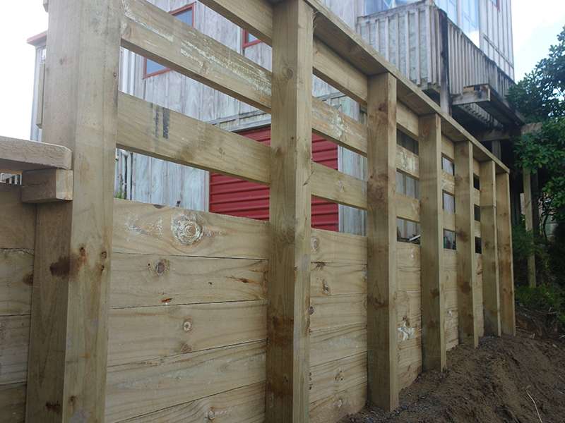 Retaining wall project