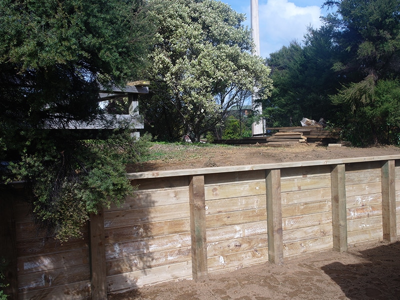 Retaining wall project