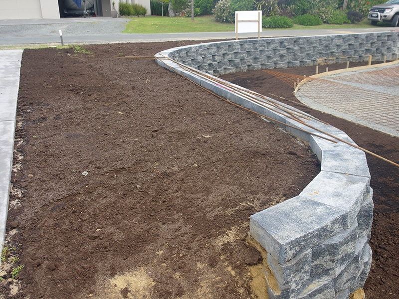 Retaining wall project