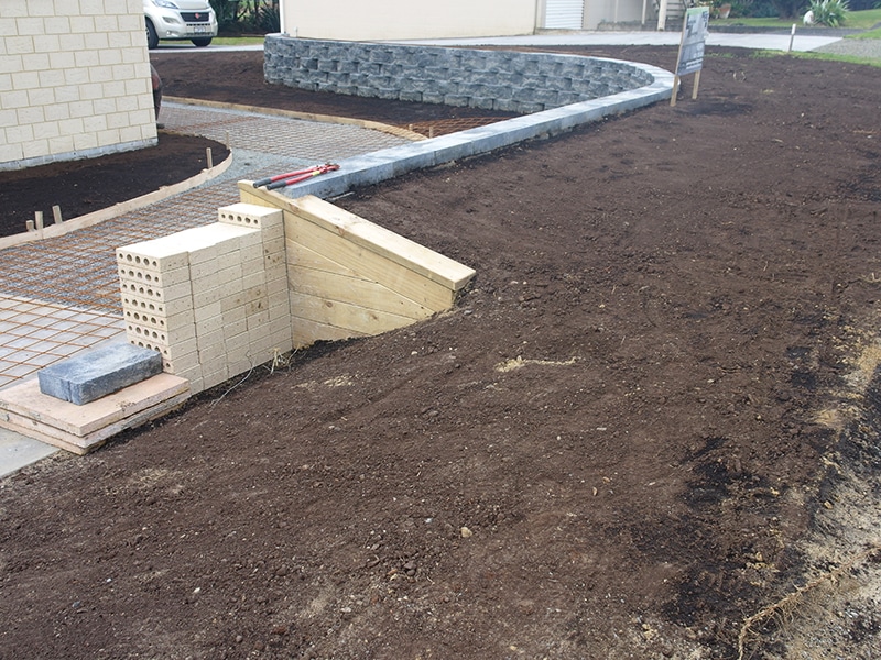 Retaining wall project